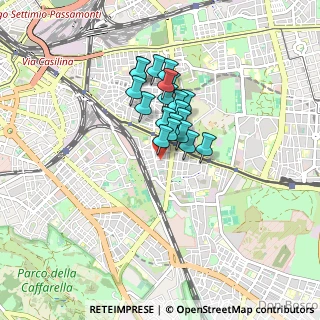 Mappa Via Ciro da Urbino, 00177 Roma RM, Italia (0.598)