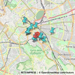 Mappa Via Fabio Numerio, 00181 Roma RM, Italia (1.05308)