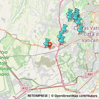 Mappa Via Francesco Paolo Cantelli, 00166 La Massimina-Casal Lumbroso RM, Italia (5.20417)