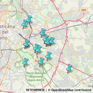 Mappa Via degli Aceri, 00172 Roma RM, Italia (3.44429)