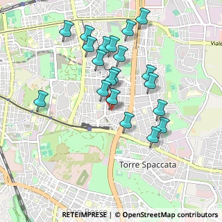 Mappa Via degli Aceri, 00172 Roma RM, Italia (0.98)