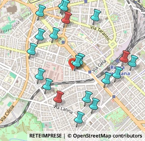 Mappa Via Susa, 00183 Roma RM, Italia (0.5945)