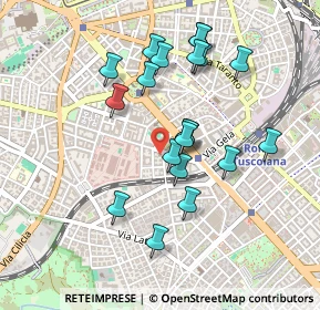 Mappa Via Susa, 00183 Roma RM, Italia (0.453)