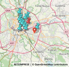 Mappa Viale Alessandrino, 00172 Roma RM, Italia (7.075)