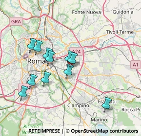 Mappa Alessandrino, 00172 Roma RM, Italia (7.24364)