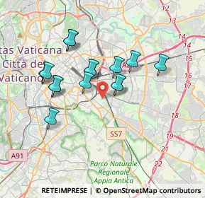 Mappa Via della Marrana, 00181 Roma RM, Italia (3.294)