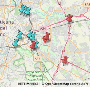 Mappa Via Paliano, 00172 Roma RM, Italia (4.31667)