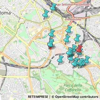 Mappa Via Ercolano, 00183 Roma RM, Italia (1.0765)