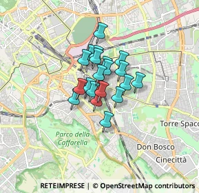 Mappa Via Piegaro, 00181 Roma RM, Italia (1.015)