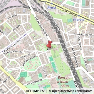 Mappa Via della Marrana, 94, 00181 Roma, Roma (Lazio)