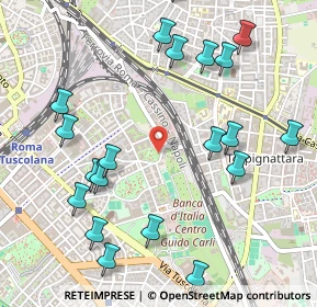 Mappa Via Piegaro, 00181 Roma RM, Italia (0.6485)