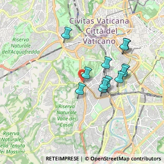 Mappa Via Ottavio Gasparri, 00151 Roma RM, Italia (1.71083)