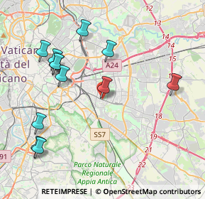 Mappa Via di S. Marcellino, 00177 Roma RM, Italia (4.76333)