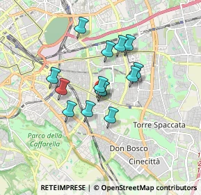 Mappa Via di S. Marcellino, 00177 Roma RM, Italia (1.35857)