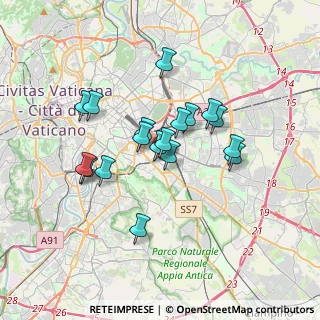 Mappa Viale Amelia, 00181 Roma RM, Italia (3.00889)