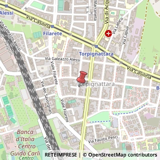 Mappa Via Gabrio Serbelloni, 115, 00176 Roma, Roma (Lazio)