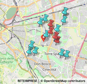 Mappa Via Ceccano, 00172 Roma RM, Italia (1.67882)