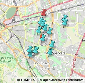 Mappa Via Ferentino, 00172 Roma RM, Italia (1.48667)