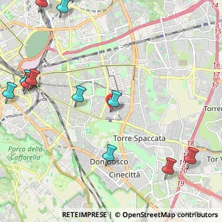 Mappa Via Ceccano, 00172 Roma RM, Italia (3.3675)