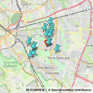 Mappa Via Ceccano, 00172 Roma RM, Italia (1.23429)