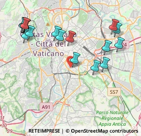 Mappa Via Baccio Pontelli, 00100 Roma RM, Italia (5.295)