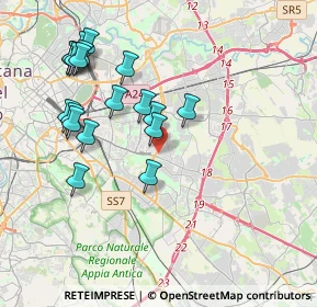 Mappa Via Marsilio Cagnati, 00172 Roma RM, Italia (4.25053)