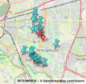 Mappa Via Marsilio Cagnati, 00172 Roma RM, Italia (1.7105)