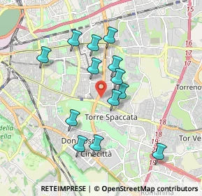 Mappa Via Marsilio Cagnati, 00172 Roma RM, Italia (1.76385)