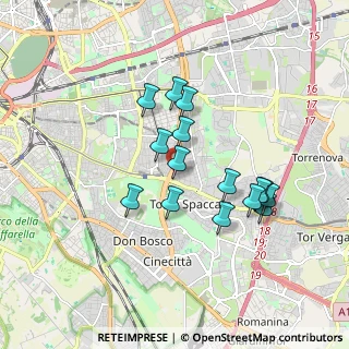 Mappa Via Marsilio Cagnati, 00172 Roma RM, Italia (1.63067)