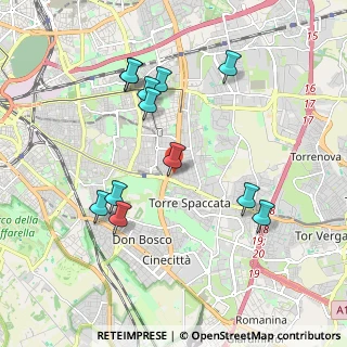 Mappa Via Marsilio Cagnati, 00172 Roma RM, Italia (2.05583)