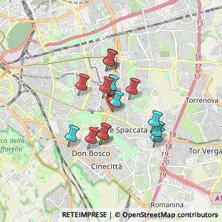 Mappa Via Pier Andrea Saccardo, 00172 Roma RM, Italia (1.45286)