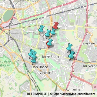 Mappa Via Pier Andrea Saccardo, 00172 Roma RM, Italia (1.62273)