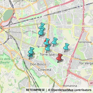 Mappa Via Pier Andrea Saccardo, 00172 Roma RM, Italia (1.42083)
