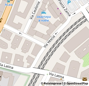 Mappa Via Latina, 00179 Roma RM, Italia (0.072)