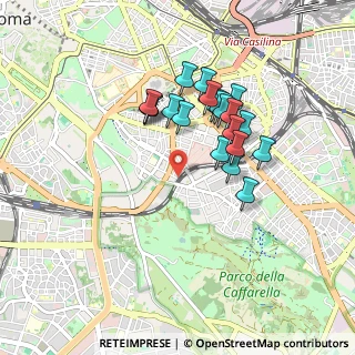 Mappa Via Vescia, 00183 Roma RM, Italia (0.806)