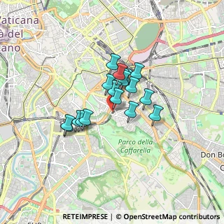 Mappa Via Vescia, 00183 Roma RM, Italia (1.20667)