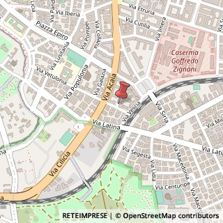 Mappa Via Caulonia, 8, 00183 Roma, Roma (Lazio)