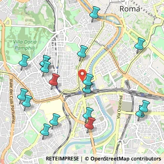 Mappa Via Crescenzo del Monte, 00153 Roma RM, Italia (1.34167)