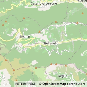 Mappa Stellanello