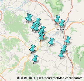 Mappa Via Colle Allodola, 06031 Bevagna PG, Italia (6.36)