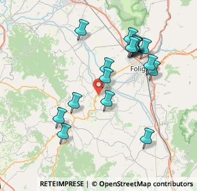 Mappa Via Colle Allodola, 06031 Bevagna PG, Italia (7.54)