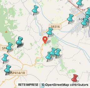 Mappa Via Colle Allodola, 06031 Bevagna PG, Italia (6.4085)