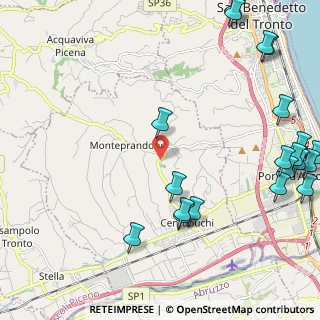 Mappa Monteprandone, 63076 San Giacomo AP, Italia (3.2175)