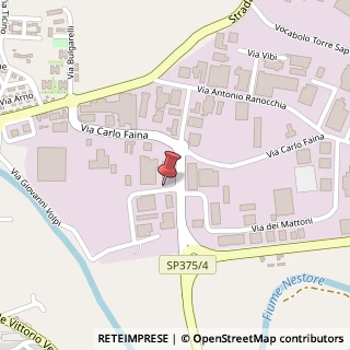 Mappa Zona Industriale Sud, 06055 Marsciano, Perugia (Umbria)