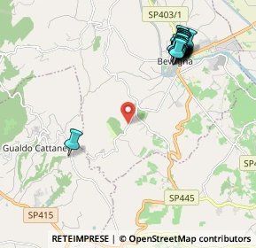 Mappa Via Gaglioli, 06031 Bevagna PG, Italia (2.5025)