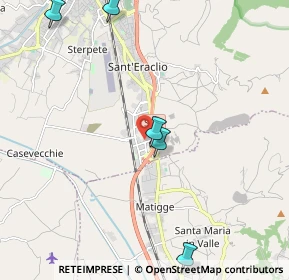 Mappa Via Casale Elvira - S. Eraclio, 06034 Foligno PG, Italia (4.07)