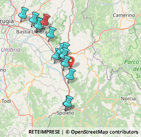 Mappa Localita' Le Corone, 06039 Trevi PG, Italia (15.32786)