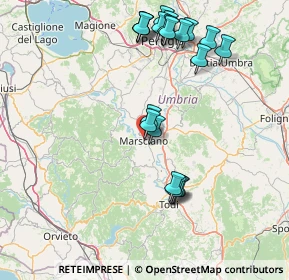 Mappa Via del Mulino, 06055 Marsciano PG, Italia (17.3615)