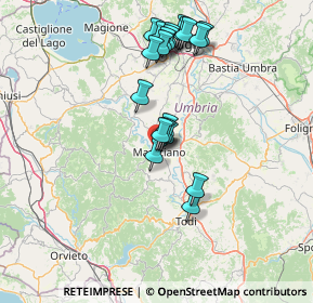 Mappa Via Marcurischio Primo, 06055 Marsciano PG, Italia (14.2045)