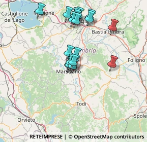 Mappa Vocabolo Teveraccio, 06055 Marsciano PG, Italia (13.88)